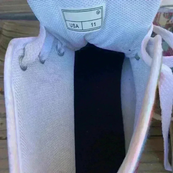 Grateful Dead dancing bear converse  womens size 11 - Picture 6 of 7